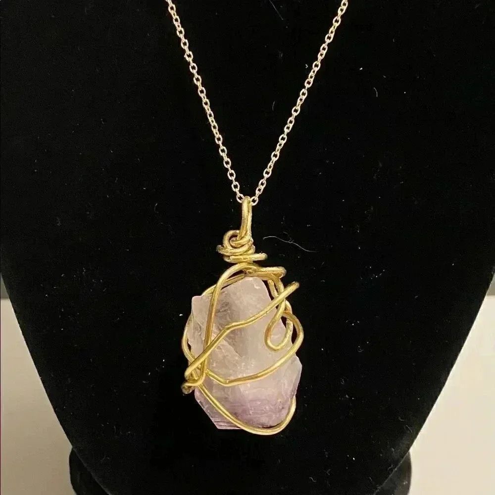 Genuine Amethyst Necklace  
